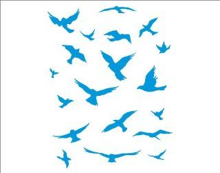 Flock of Birds wall decal (Sky Blue)   Wall Decor Stickers