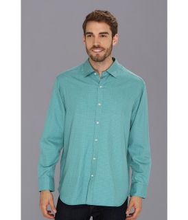 Tommy Bahama Lunar Dobby L/S Shirt Mens Long Sleeve Button Up (Green)
