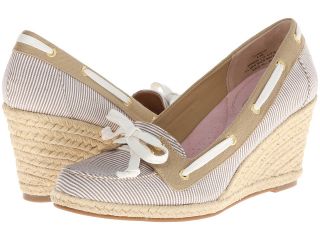 Sperry Top Sider Clarens Womens Wedge Shoes (Beige)