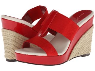 Ann Marino Joust Womens Wedge Shoes (Red)
