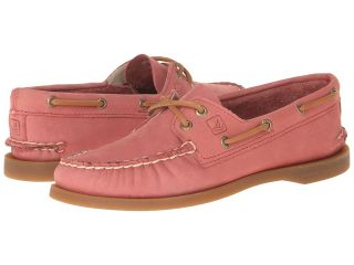 Sperry Top Sider A/O 2 Eye Womens Slip on Shoes (Red)