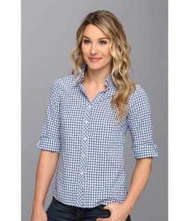 Pendleton Gingham Sophie Shirt Womens Long Sleeve Button Up (Blue)