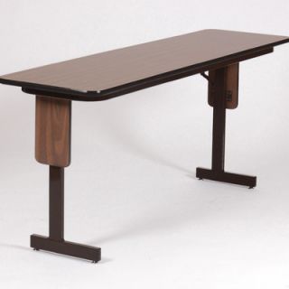 Correll, Inc. 60 Rectangular Folding Table SP1860PX Finish Walnut