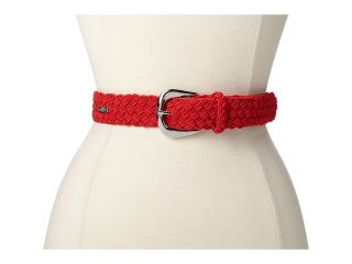 LAUREN by Ralph Lauren 1/4 Stretch Belt w/ C Buckle Womens Belts (Red)