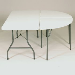 Correll, Inc. Semi Circle Folding Table FS3096S 48R 33