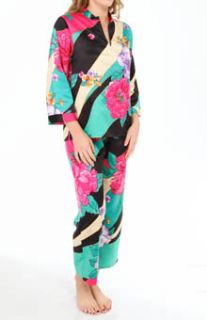 N by Natori Sleepwear VC6020 Beijing Flower Tunic Pajama Set