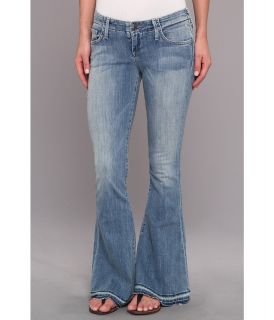 True Religion Petite Charlie Flare in Clear Horizon Womens Jeans (Blue)