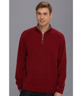 Tommy Bahama Flip Side Pro Half Zip Mens Sweater (Red)