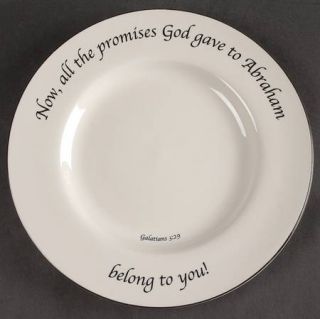 Feed on the Word GodS Promise Collection Dinner Plate, Fine China Dinnerware  