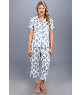 BedHead Crop PJ Set Womens Pajama Sets (Blue)