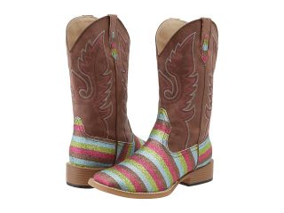Roper Glitter Stripes Boot Cowboy Boots (Tan)