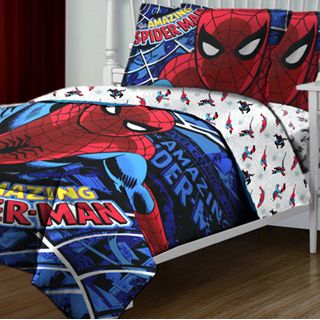 Spider man Spidey Webs 4 piece Comforter Set
