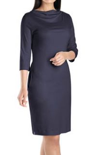 Hanro 7560 Laura Open High Neck 3/4 Sleeve Gown