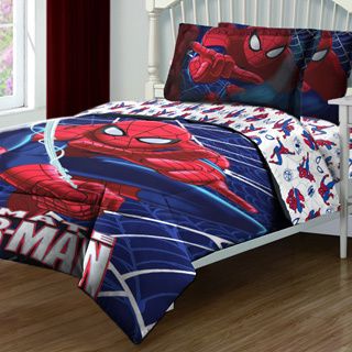 Spiderman Ultimate Webs 4 peice Comforter Set