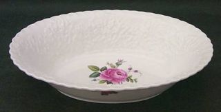 Spode Bridal Rose (No Gold Trim) 10 Oval Vegetable Bowl, Fine China Dinnerware