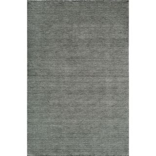 Hand loomed Loft Gabbeh Grey Wool Rug (76 X 96)
