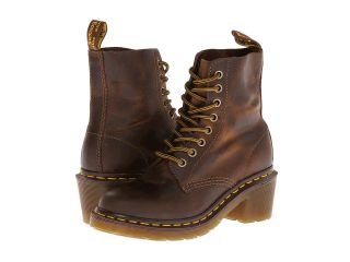 Dr. Martens Clemency 8 Eye Boot Womens Lace up Boots (Tan)