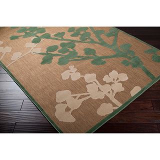 Meticulously Woven Jenny Transitional Floral Indoor/ Outdoor Area Rug (47 X 67)