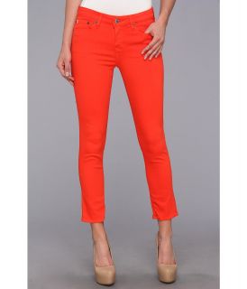 Big Star Alex Mid Rise Skinny Crop Jean in Coral Womens Jeans (Coral)