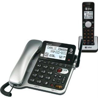Phones   Cordless AT&T DECT 6.0 Corded/Cordless Phone with Answering Machine Electronics