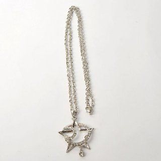 Star & Moon Metal Sweater Necklace Neck Chain
