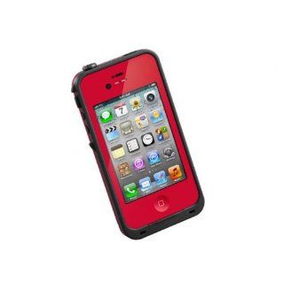 LifeProof Case for iPhone 4/4S   Retail Packaging   Red/Black Cell Phones & Accessories