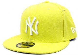 New Era League Basic New York Yankees Cap   Yellow / White   7 at  Mens Clothing store