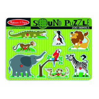 Melissa & Doug Zoo Animals Sound Puzzle Toys & Games