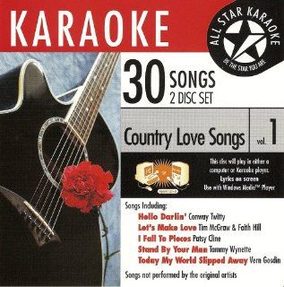 ASK 79 Country Karaoke Love Songs; Conway Twitty, Deana Carter and Vern Gosdin Music