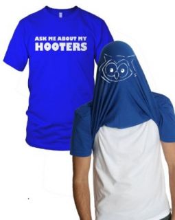 Ask Me About My Hooters T Shirt Funny Flipup Pun Tee at  Mens Clothing store Fashion T Shirts
