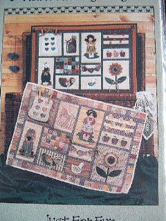JUST FOR FUN 26" X 18" WALL QUILT SEWING PATTERN FROM HEIRLOOM BEGINNINGS  