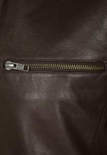 Selected Homme NEW HOOD   Leather jacket   brown