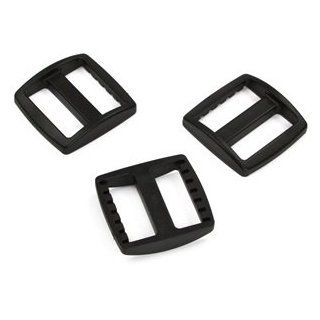 Cosmos  Black 1 inch 100 PCS Plastic Tri glide/Triglide for Belt Backpack with Cosmos Fastening Strap