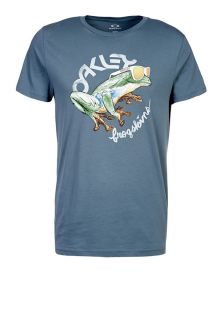 Oakley   ROCK THE FROGSKINS   Print T shirt   blue