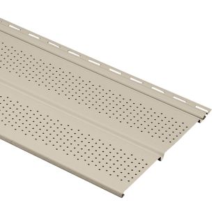 Durabuilt Wicker Double Vented Soffit (Common 10 in x 12 ft; Actual 10 in x 12 ft)