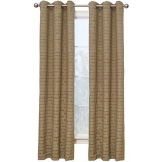 Style Selections Bianca 84 in L Solid Taupe Grommet Window Curtain Panel