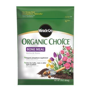 Miracle Gro 3 lb Organic Choice Bone Meal Organic Flower Food Granules (6 9 0)