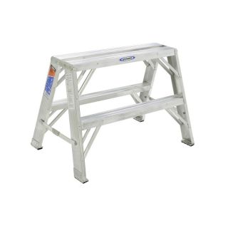 Werner 2 ft Aluminum 300 lb Type IA Twin Step Ladder