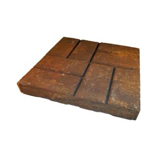 allen + roth Bertram Harvest Brickface Patio Stone (Common 16 in x 16 in; Actual 15.5 in H x 15.5 in L)
