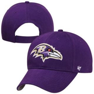 47 Brand Baltimore Ravens Youth Basic Team Logo Adjustable Hat   Purple