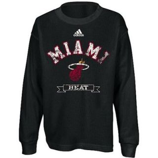 adidas Miami Heat Youth Vintage Long Sleeve Thermal