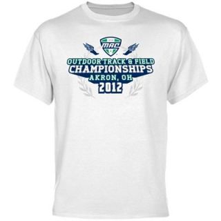MAC Gear 2012 Outdoor Track & Field Championship T Shirt   White
