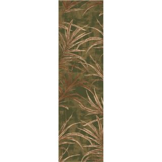 Milliken 2 ft 1 in x 7 ft 8 in Olive Runner