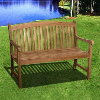 International Home 48 in L Teak Patio Bench