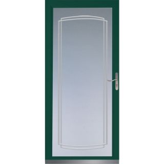 LARSON Green Signature Full View Tempered Glass Storm Door (Common 81 in x 32 in; Actual 80.8 in x 33.62 in)