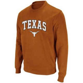 Texas Longhorns Youth Arch Logo Crew Sweatshirt   Burnt Orange