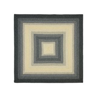 Safavieh Cottage 8 ft x 8 ft Square Black Transitional Indoor/Outdoor Area Rug