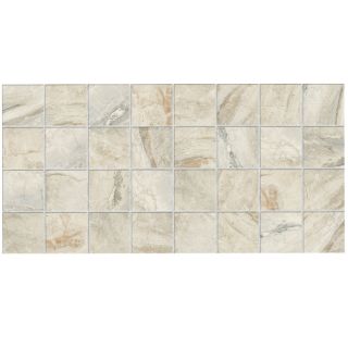 American Olean 12 Pack Danya Stream Ceramic Mosaic Square Floor Tile (Common 12 in x 24 in; Actual 11.68 in x 23.62 in)