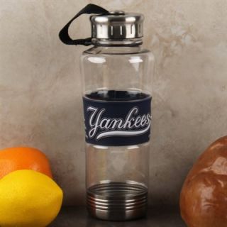 New York Yankees 24oz. Plastic Water Bottle with PVC Wrap