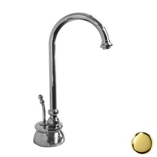 Westbrass Polished Brass Hot Water Dispenser with High Arc Spout